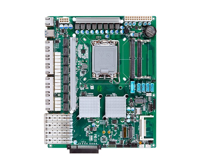 AD610C8L-intel12/13/14代8網(wǎng)口4光口萬(wàn)兆企業(yè)級(jí)防火墻軟路由主機(jī)主板網(wǎng)安主板